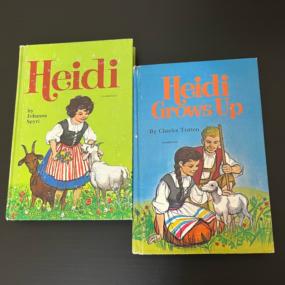 Vintage 1970’s Heidi | Heidi Grows Up - Classic Children’s Books